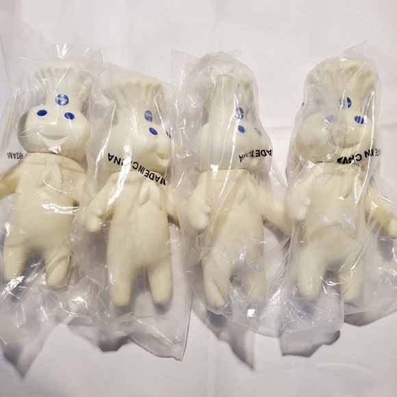 Vintage Other - NEW VTG TPC 1971 Pillsbury Doughboy Poppin' fresh swival head vinyl Doll